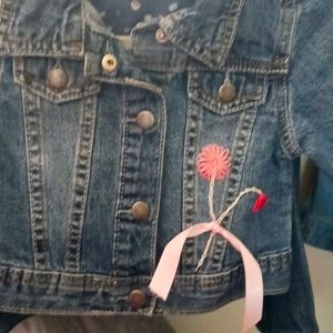 Jean jacket hand embroidered